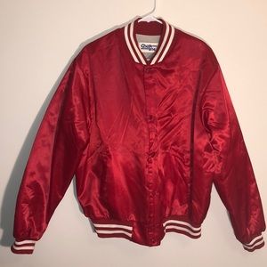 Red Satin ChalkLine Ohio St. jacket
